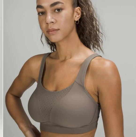 Lululemon Run Times Bra Bundle Of 2 Size 36D Mulled Wine Rover Grey LW2CQLS GUC - Picture 8 of 14